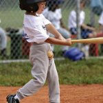 Batter hit in crotch