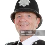 Smiling cop