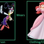 What if Flick Wears Ariel's Pink Dress | image tagged in what if a person who wears clothes outfit,chuck chicken,the little mermaid,disney princess,ariel,flick feathers | made w/ Imgflip meme maker