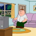 Peter Griffin watches