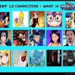 top 13 characters i want in disney heroes battle mode | image tagged in top 13 characters i want in disney heroes battle mode,crossover,fairy tail,anime,walt disney,shadow the hedgehog | made w/ Imgflip meme maker