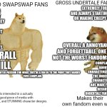 CHAD SWAPSWAP FANS VS GROSS UNDERTALE FANS (READ DESCRIPTION.)