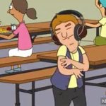 Enjoying music GIF Template