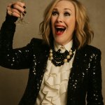 Moira Rose Toasting in Celebration