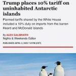 penguins get slapped with tax