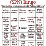 Dean Winchester Bingo