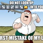 It shows Creepy Emojis and A Short about a Woman storing Objects in her Navel a la Peter Griffin instead of "Raging Storm" | DO NOT LOOK UP "↙️➡️↘️⬇️↙️⬅️↘️👊" INTO YOUTUBE! WORST MISTAKE OF MY LIFE! | image tagged in worst mistake of my life | made w/ Imgflip meme maker