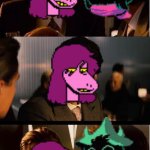 susie and ralsei contemplating meme