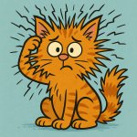 Confused cat