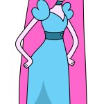 Princess Bubblegum in her Blue Gown