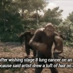 looking at you, r/forsakenroblox. | Reddit after wishing stage 8 lung cancer on an 11 year old artist because said artist drew a tuft of hair on a character | image tagged in gifs,roblox | made w/ Imgflip video-to-gif maker
