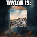 ytaylor is trash | TAYLOR IS: | image tagged in gifs,trash | made w/ Imgflip video-to-gif maker