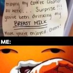 drinking breast milk