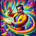 salesman offering an offer