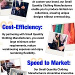 Small Quantity Clothing Manufacturers