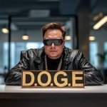 Elon Musk at Doge table