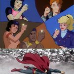 Captain Planet Failed Combo | image tagged in captain planet powers combined | made w/ Imgflip meme maker