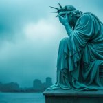 Weeping Lady Liberty