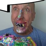Cake Guy Speech Bubble meme