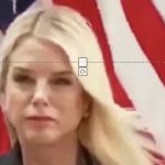 Pam Bondi Squinting