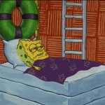 Spongebob tired