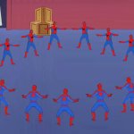 15 Spidermen Pointing