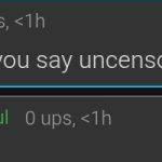 I mean..