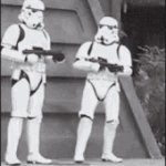 Dancing storm trooper
