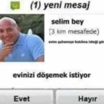Selim Bey Size Döşemek istiyor