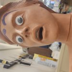 Surprised mannequin