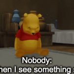 Yes, I'm that sheepish -_- | Nobody:
Me when I see something scary: | image tagged in gifs,memes | made w/ Imgflip video-to-gif maker