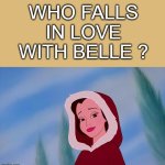 who falls in love with belle ?