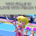 who falls in love with peach ?