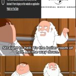 Boiler room of hell bronze bull