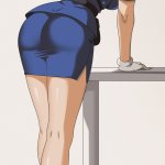 Officer Jenny Bending Over