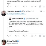 Wasn't paid. Yes I was.