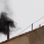 Black smoke pope