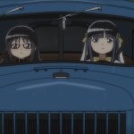Magical Girls in Car