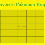 favorite pokemon bingo