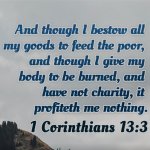 1 Corinthians 13:3 meme