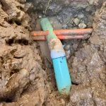 Fiber Inner Duct through a Sewer Line