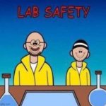 Lab safety with Walter White and Jesse Pinkman meme