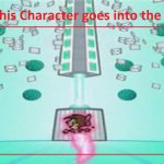 Character goes into the Internet Blank Meme