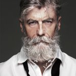 Grey hair glow up.