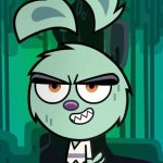 Bad Yuck The Naughty Green Woo Foo Bunny