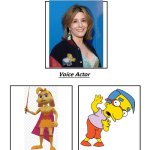 Pamala Hayden | image tagged in same voice actor,pamala hayden,spyro,the simpsons,20th century fox | made w/ Imgflip meme maker