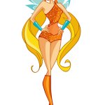Winx club Stella 1 season charmix base HD Nick ver