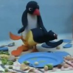 pingu getting whooped GIF Template