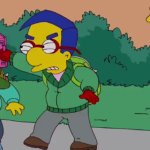 Milhouse Hits Bart