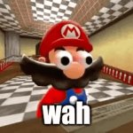 wah | wah | image tagged in gifs,mario | made w/ Imgflip video-to-gif maker